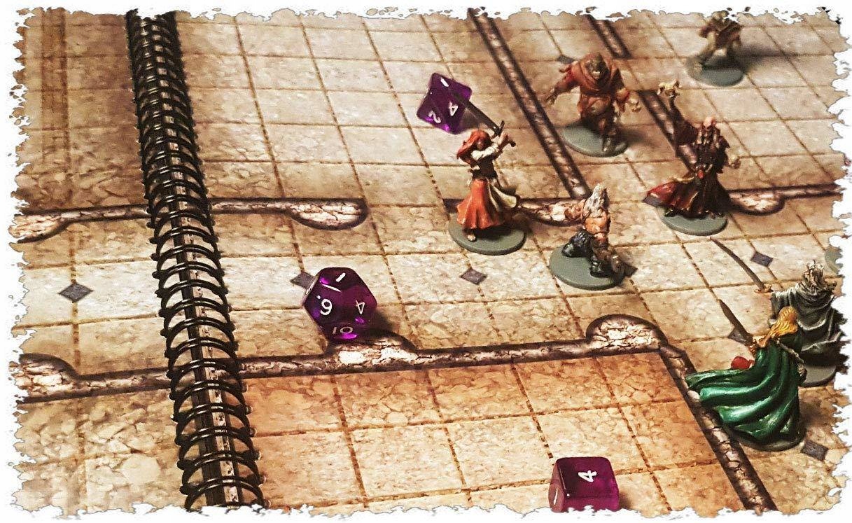 Giant Book of Battle Mats Revised for RPG - mapy taktyczne A3 Rodzaj mapy