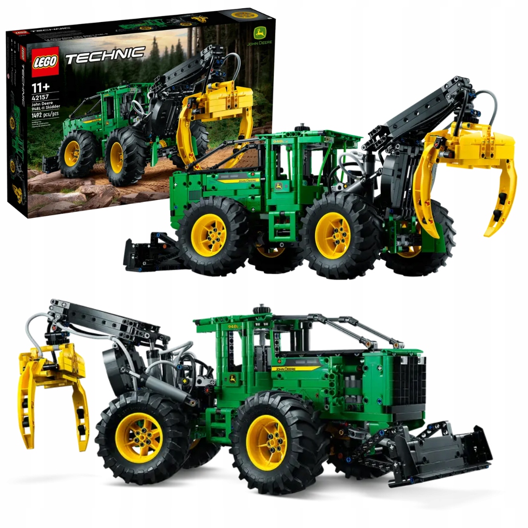 Lego Technic 42157 Lesnický traktor John Deere 948L-II