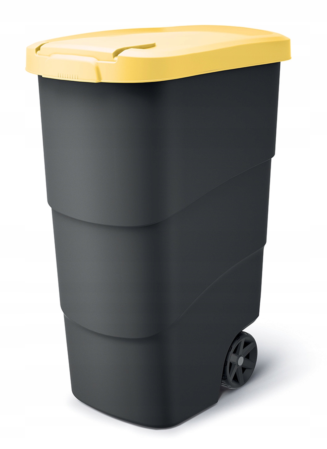 Levně Zahradní koš Wheeler 90 L žlutý