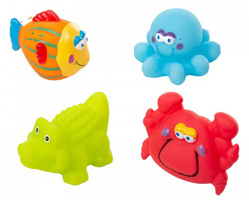 

Zabawki do Kąpieli Akuku kąpielowe 4 sztuki