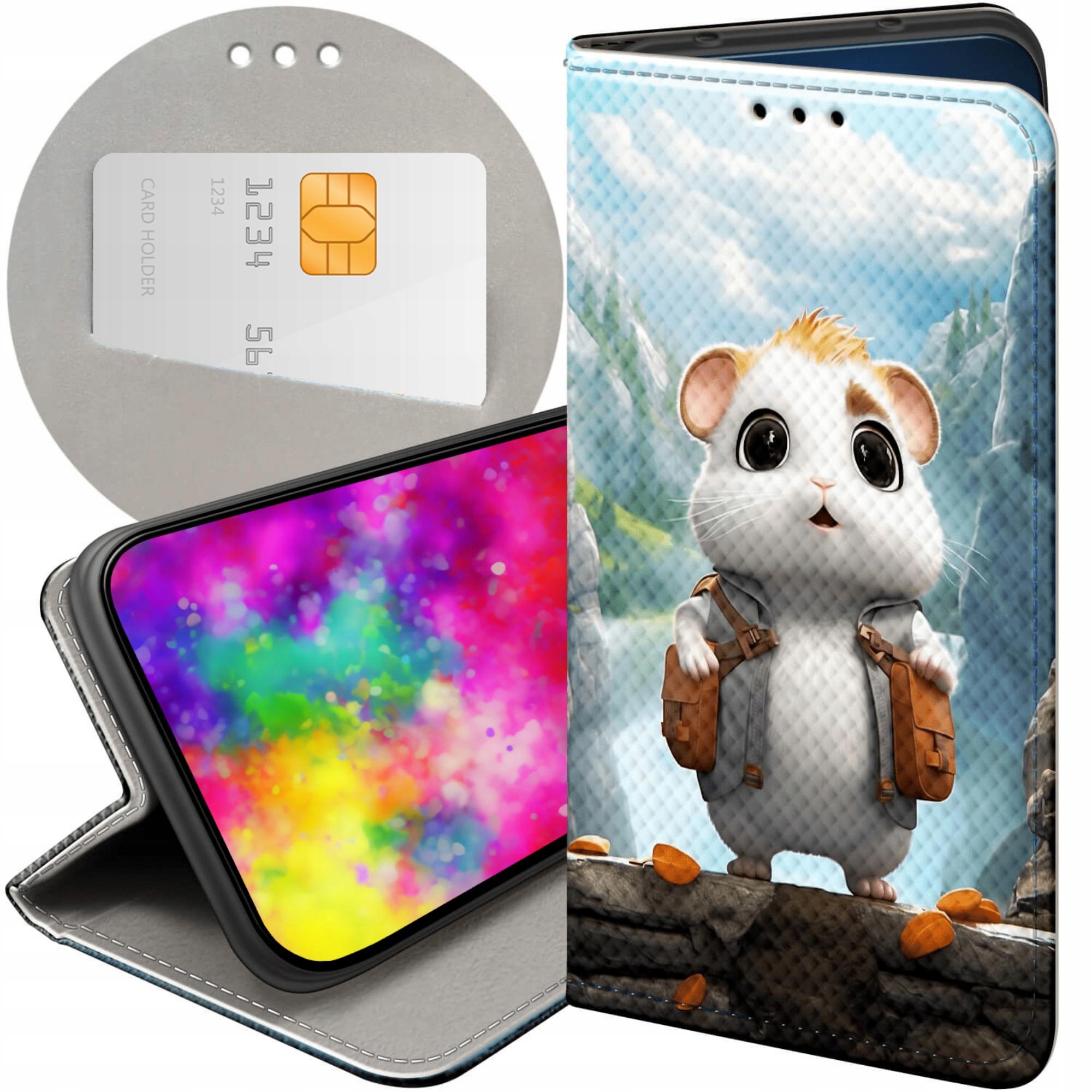 Etui Do Honor 400 Smart X7D 4G 5G Chomiki Szynszyle Myszowate