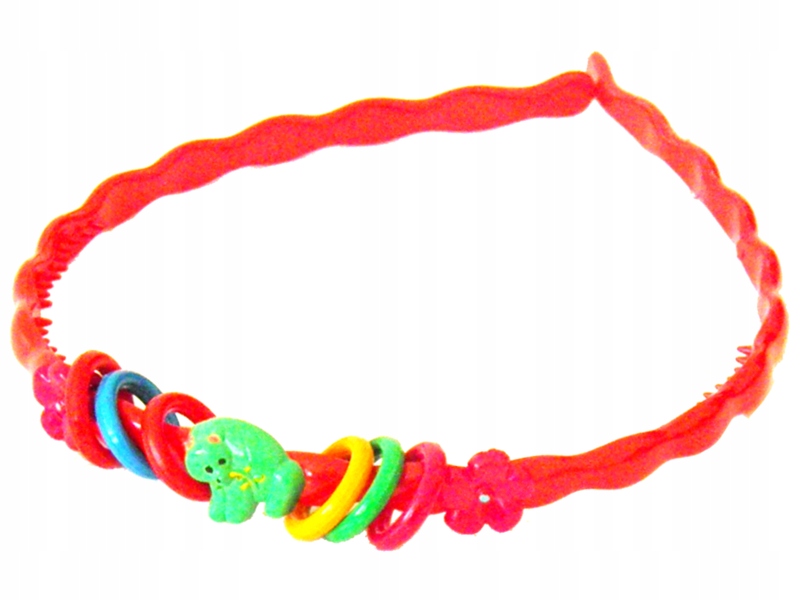 CIENKA OPASKA DO WŁOSÓW DLA DZIECI OZDOBA KOLOROWA