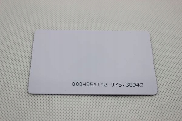 Karta zbliżeniowa UNIQUE RFID 125kHz z numerem Marka Unique
