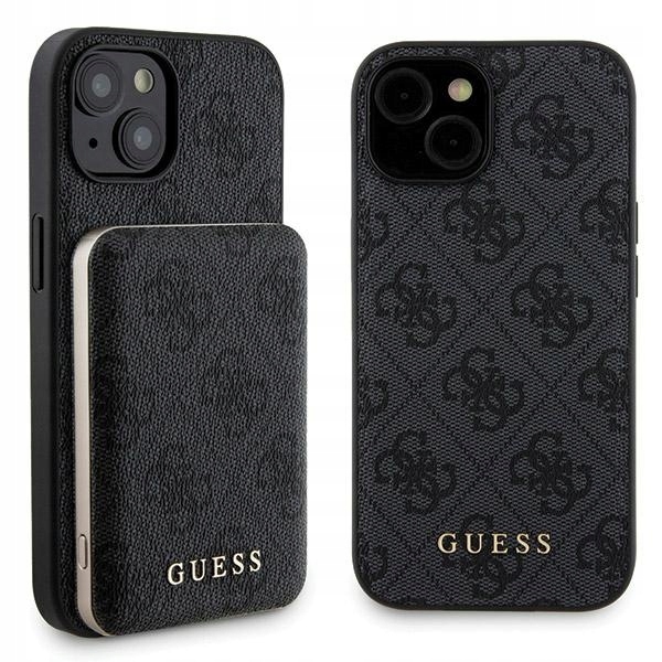 Zestaw Guess GUBPM5P15S4GEMGK Etui i Powerbank MagSafe dla iPhone 15