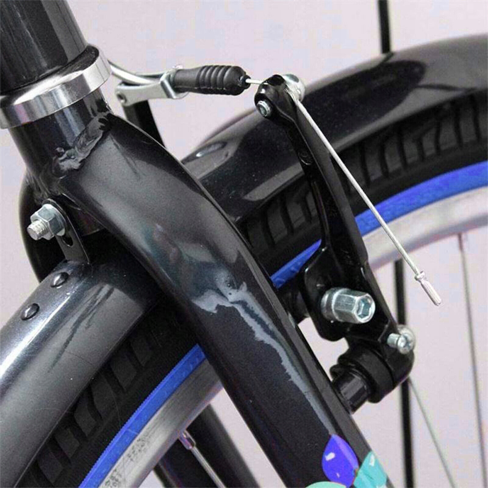 ZESTAW HAMULCÓW ROWEROWYCH V-BRAKE, LINKI HAMULCOWE I DŹWIGNIE HAMULCOWE Rodzaj mechaniczne