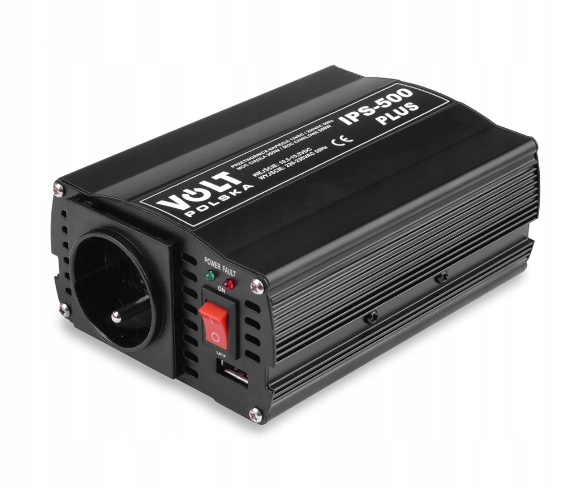 

Przetwornica Volt Polska 12V na 230V 350/500W Usb