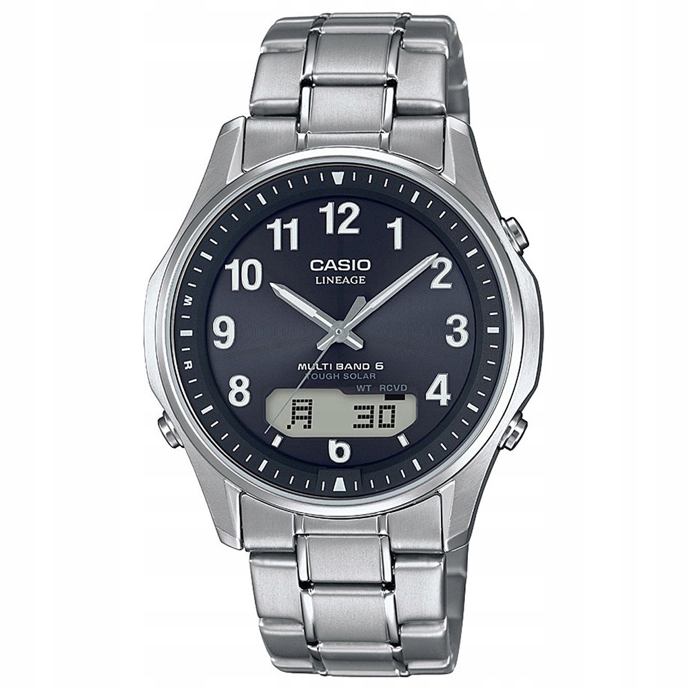 Pánské Hodinky Casio LCW-M100TSE-1A2ER stříbrné