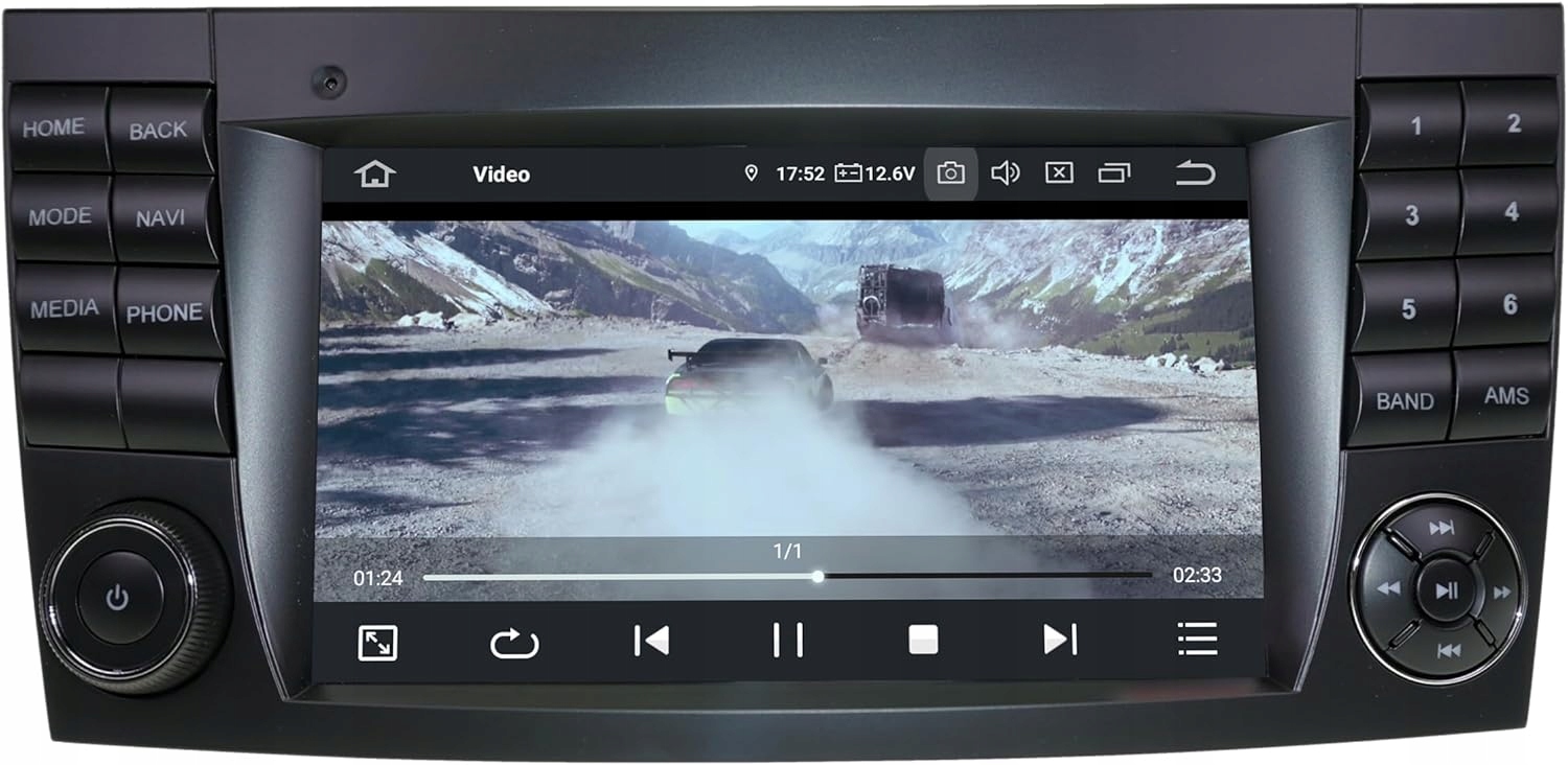 2DIN Autorádio s Navigáciou Taffio Android Mercedes E W211 Carplay