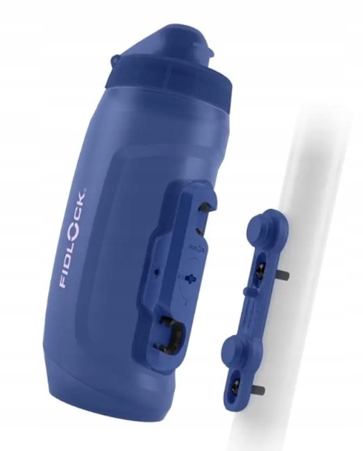 Bidon Fidlock Twist 590 ml niebieski komplet baza miękki magnetyczny