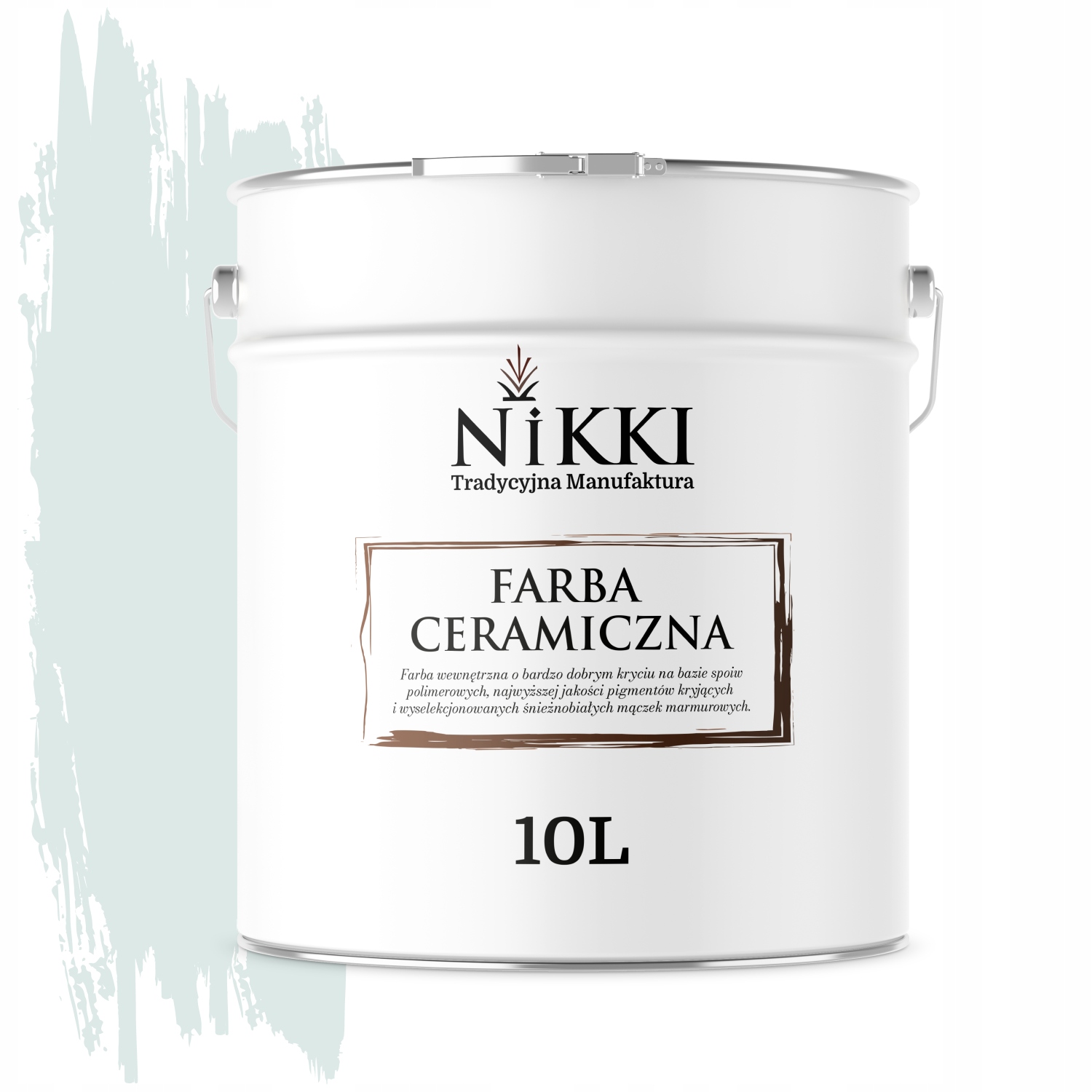 Keramická Stropná Farba Biela Zlomená Do Tyrkysovej H1576 Mat 10L