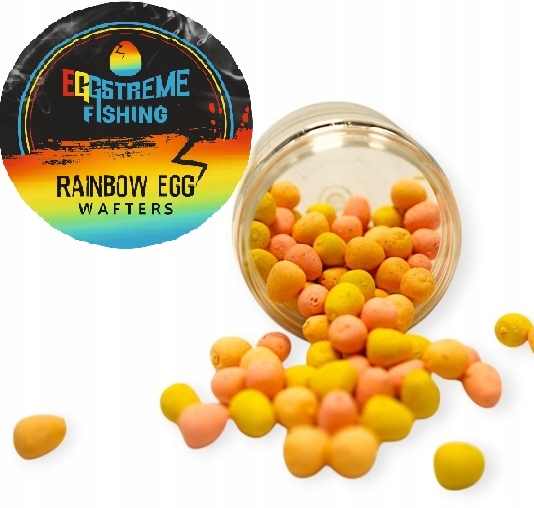 Rainbow Egg Wafters Eggstreme Fishing 7x8mm Method Feeder Owocowy Aromat