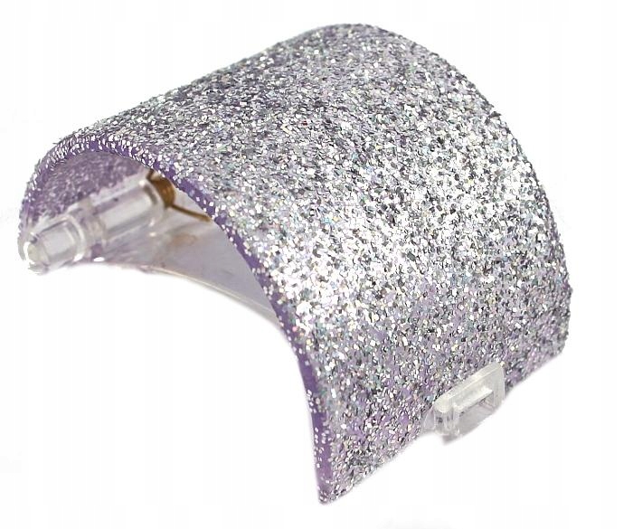 

Klamra/spinka Do Włosów Brokatowa- Liliowa Opal