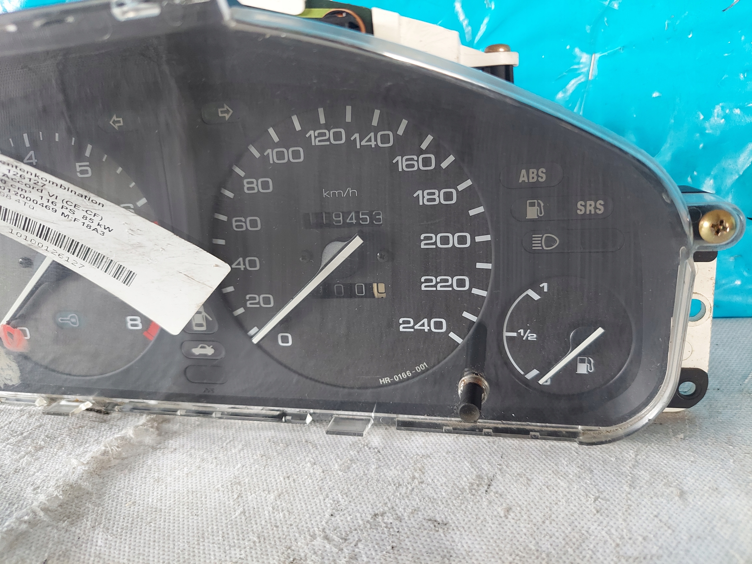 dials clock HONDA ACCORD V 2.0 B 430932B