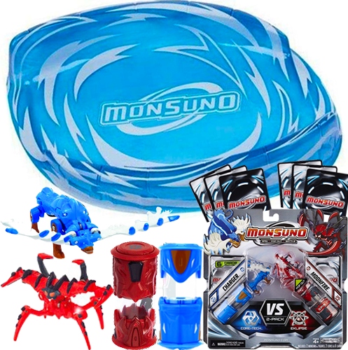 

3W1 Gra Monsuno Arena 58X43CM Figurki 2 Wyrzutnie