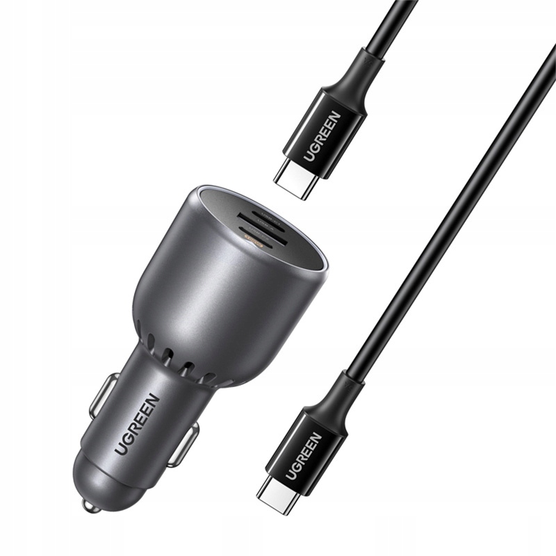 Automobilová Ugreen EC705 130W USB-A+2X Usb-c