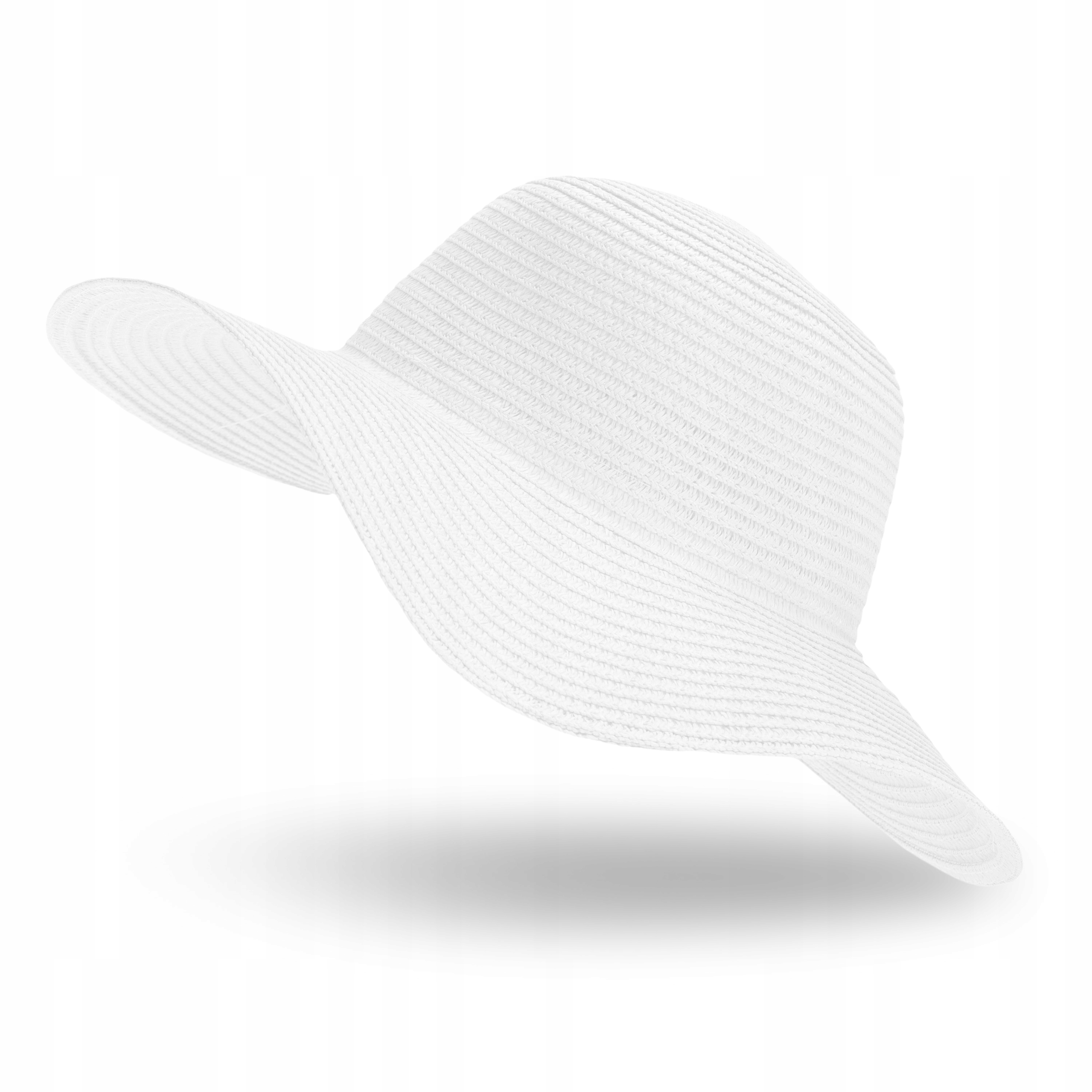 

Duży Kapelusz Damski Słomkowy Na Lato Falowany