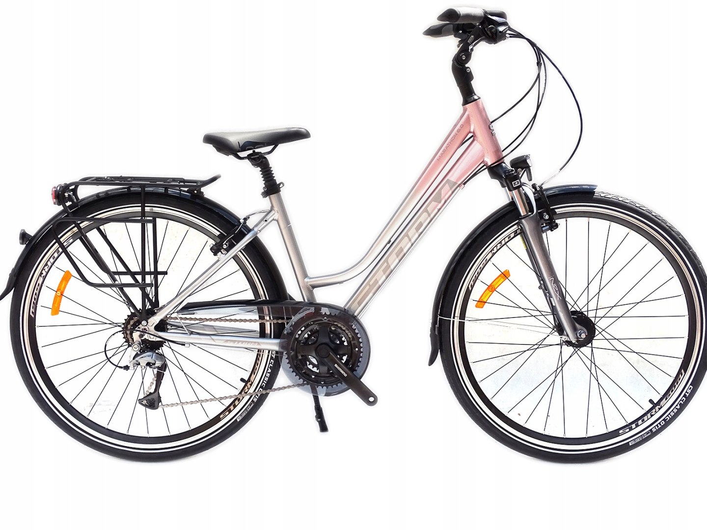 Rower Storm Marathon 6.0 Damski Rama 17' Różowy