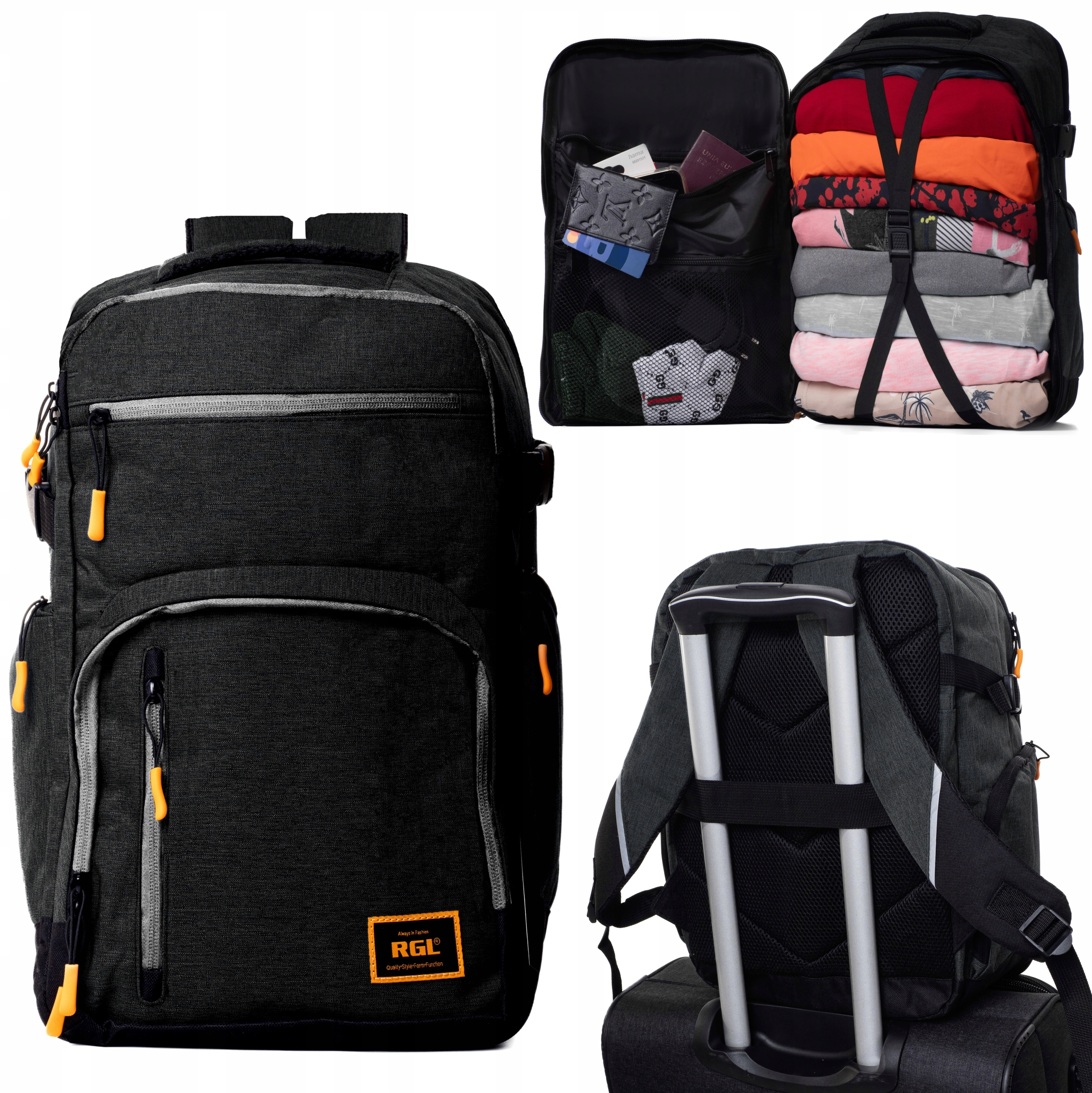 Rgl Příruční zavazadlo do letadla 40x30x20 batoh Ryanair Wizzair