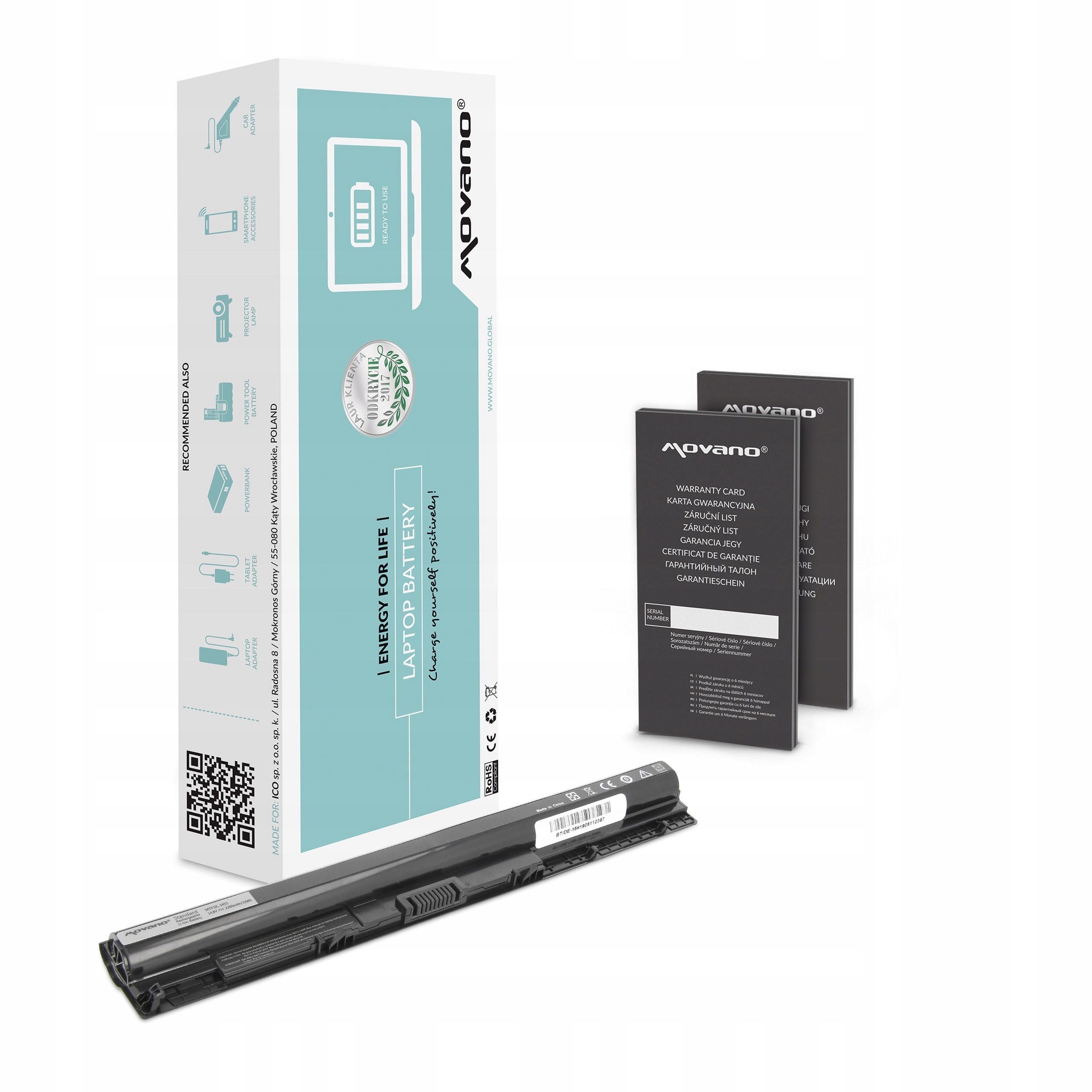 Baterie Movano pro Dell Inspiron 15 (3451)