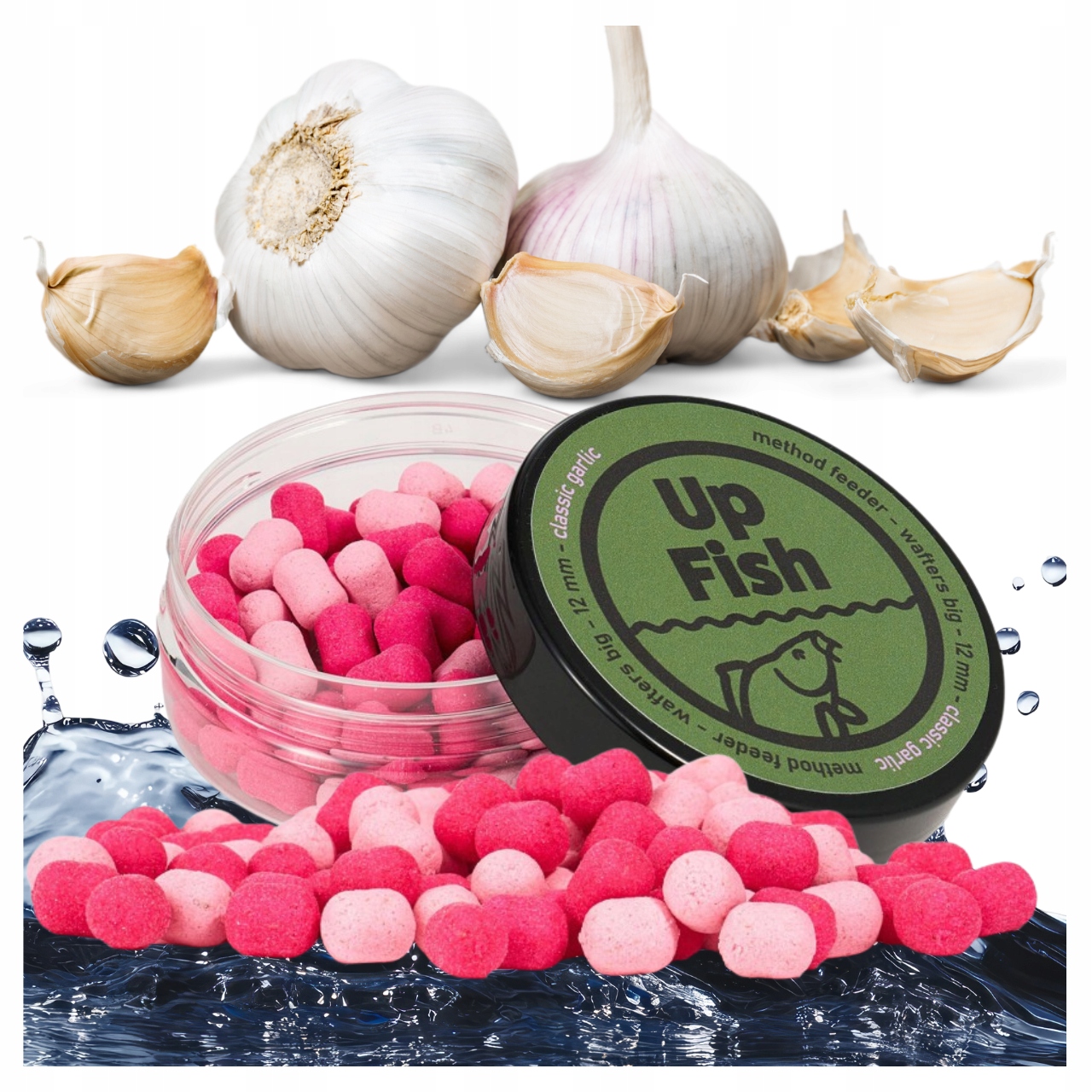 Wafters Up Fish Classic Garlic Big waftersy czosnkowe 12 mm, 50 ml