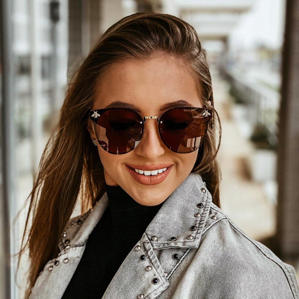 OKULARY POLARYZACJA damskie etui Black PRE V11 Typ ochrony filtr UV-400 kat. 3