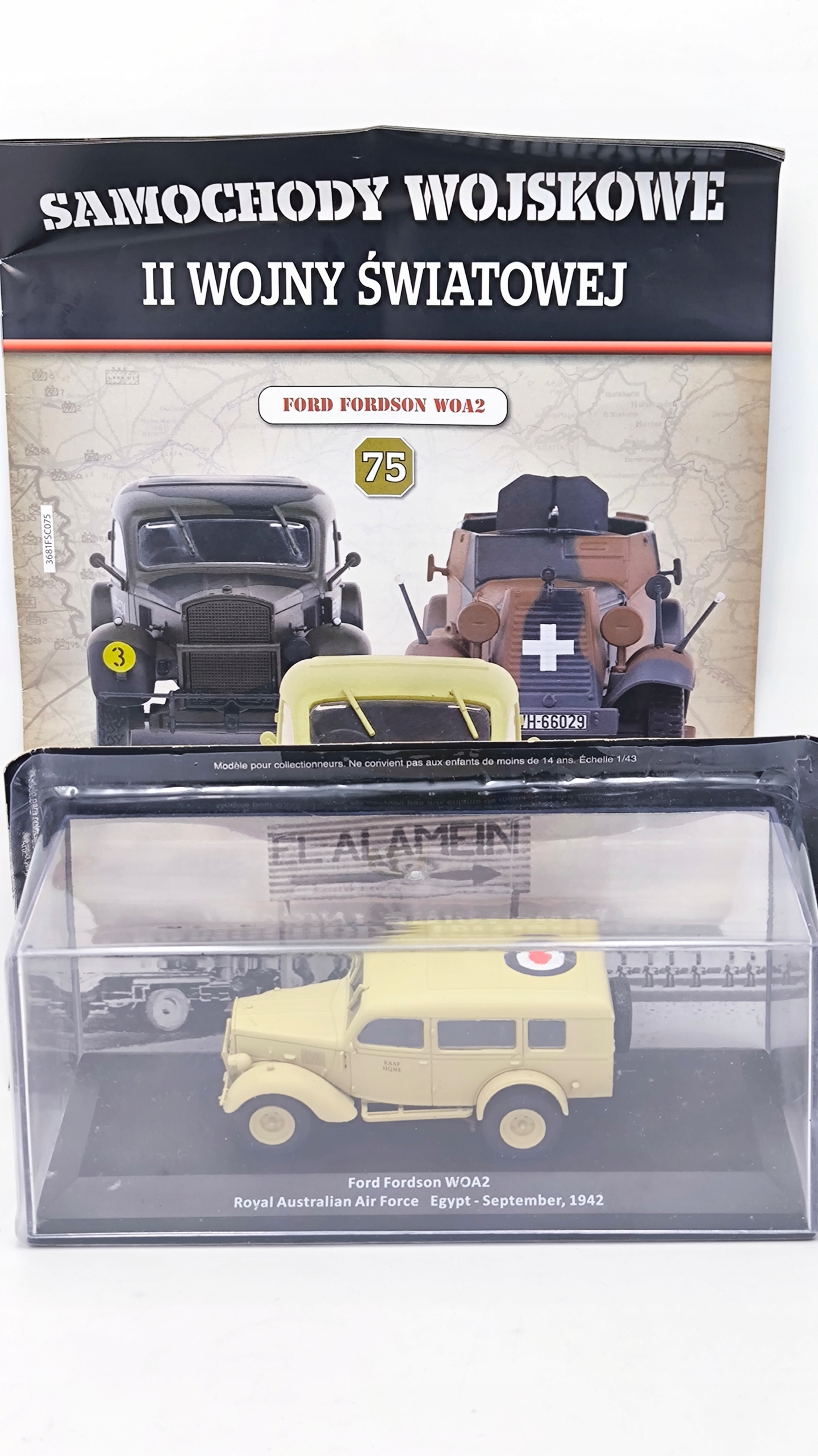 Auta 2WŚ Ford Fordson WOA2 1942 1:43 DeAgostini