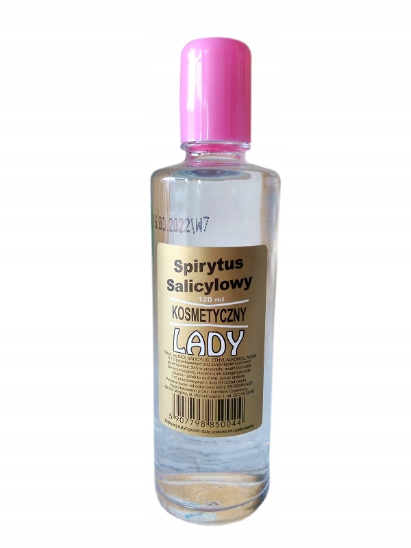 

Lady Spirytus salicylowy kosmetyczny odkażanie 70%