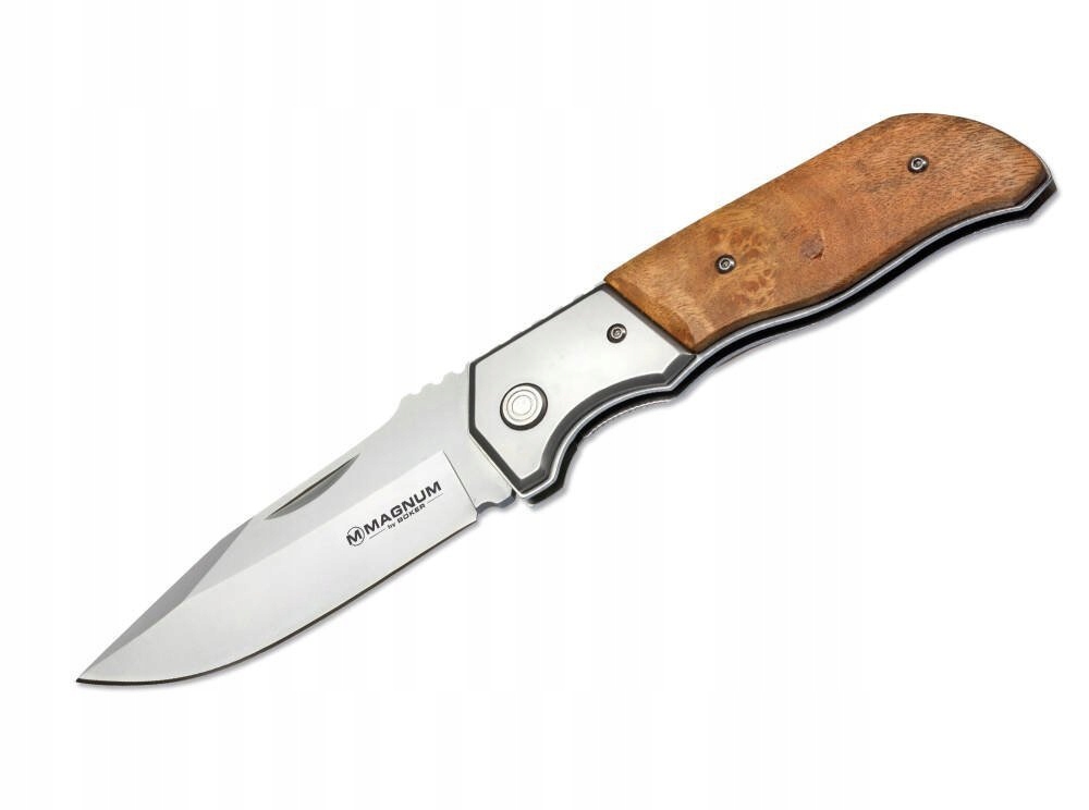 Zavírací Nůž Magnum Forest Ranger 42, ocel 440A, Linerlock, dřevo