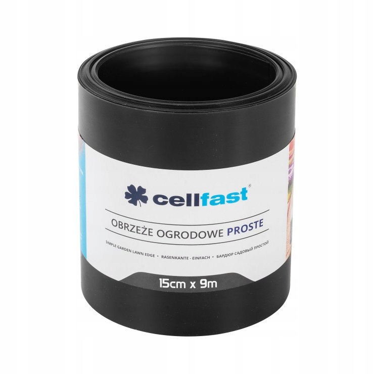 

Cellfast Obrzeże Ogrodowe Proste 15cm x 9m Czarne
