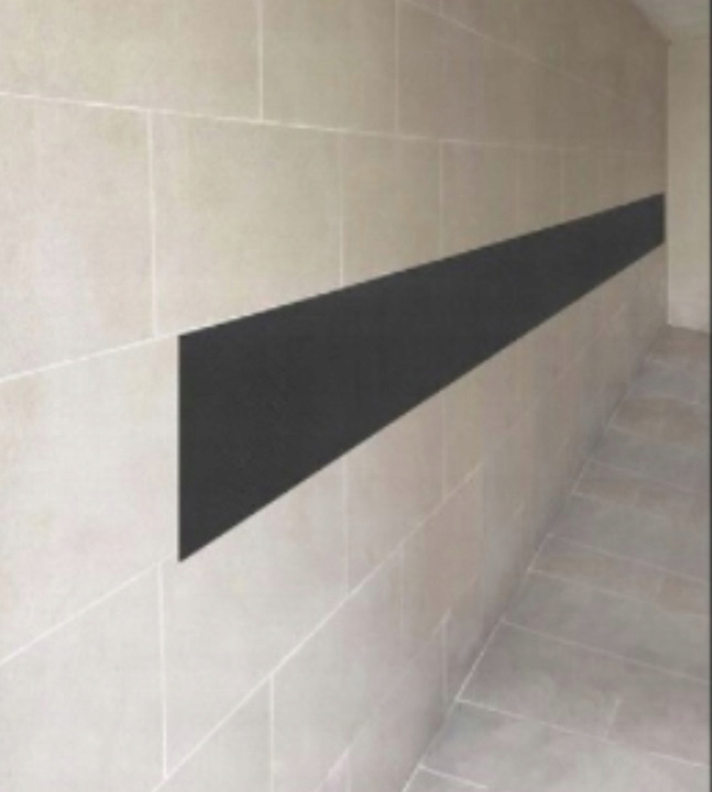 MATA OCHRONNA NA ŚCIANĘ GARAŻU ODBOJNIK DO DRZWI SAMOPRZYLEPNA 2M AG566B Szerokość 0.2 m