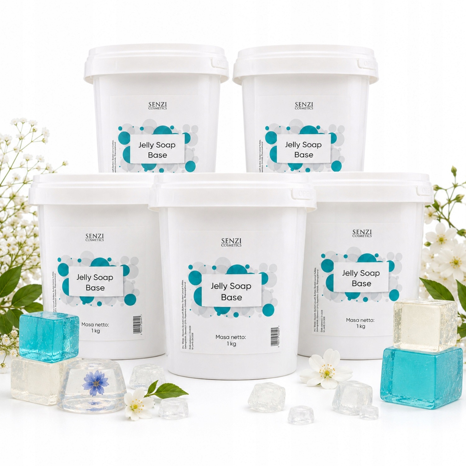 Baza Mydlana Galaretka Przeźroczysta Jelly Soap Do Mydeł Galaretek