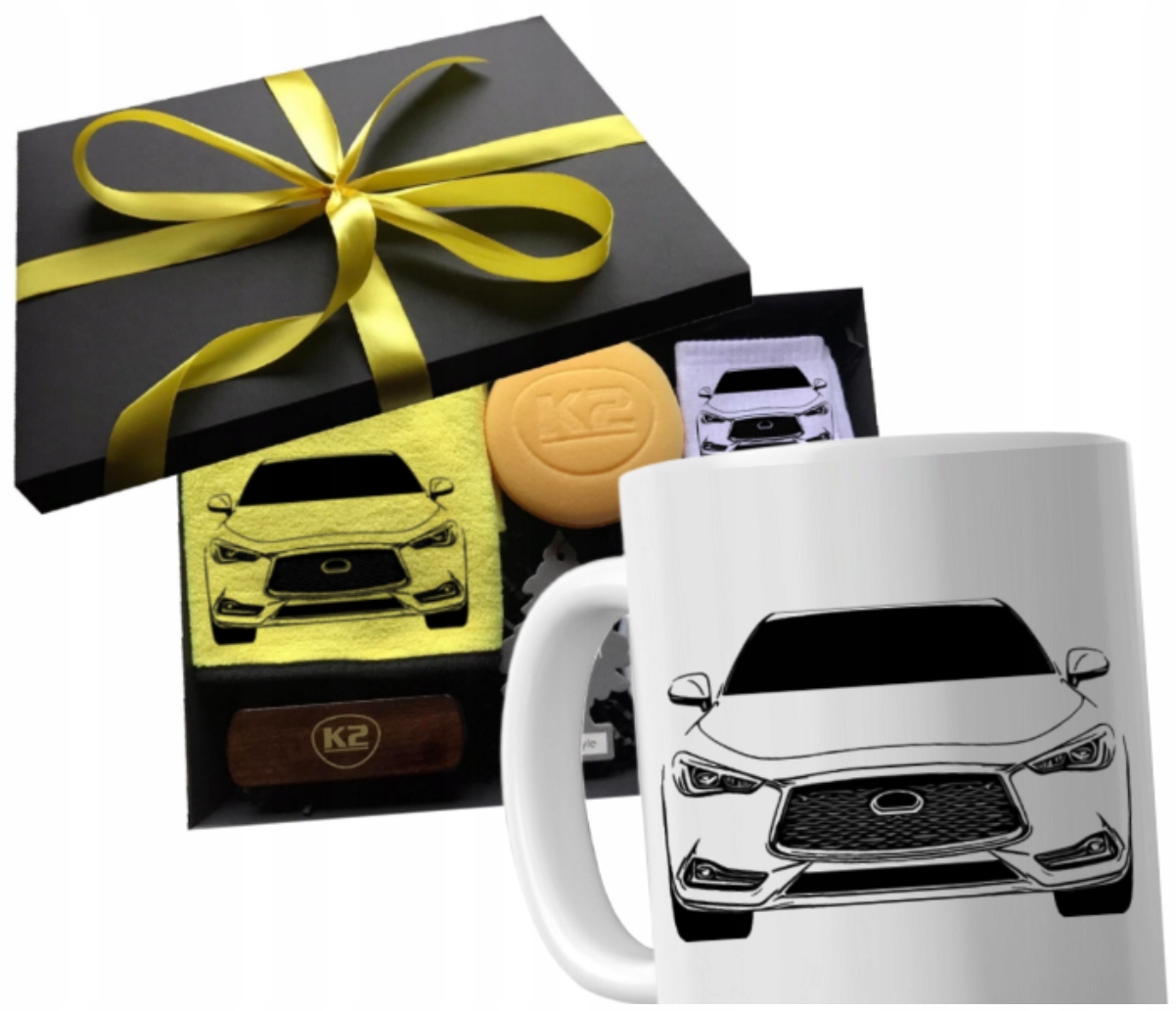 Sada dárek hrnečků pro chlapce, otce, bratra, řidiče auta Infiniti