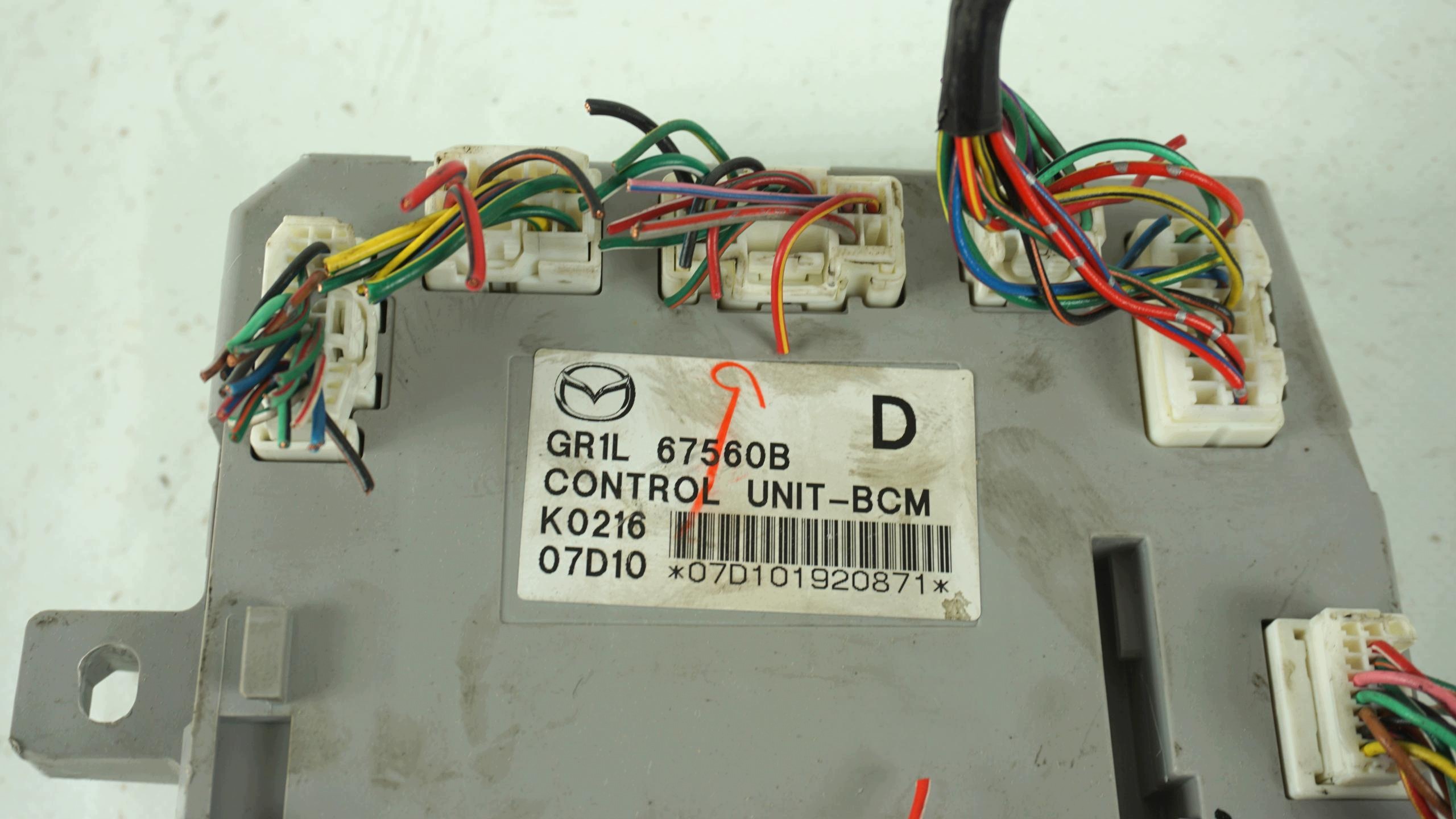 compartment control unit comfort control unit BCM MAZDA 6 LIFT GR1L67560B GR1L 67560B