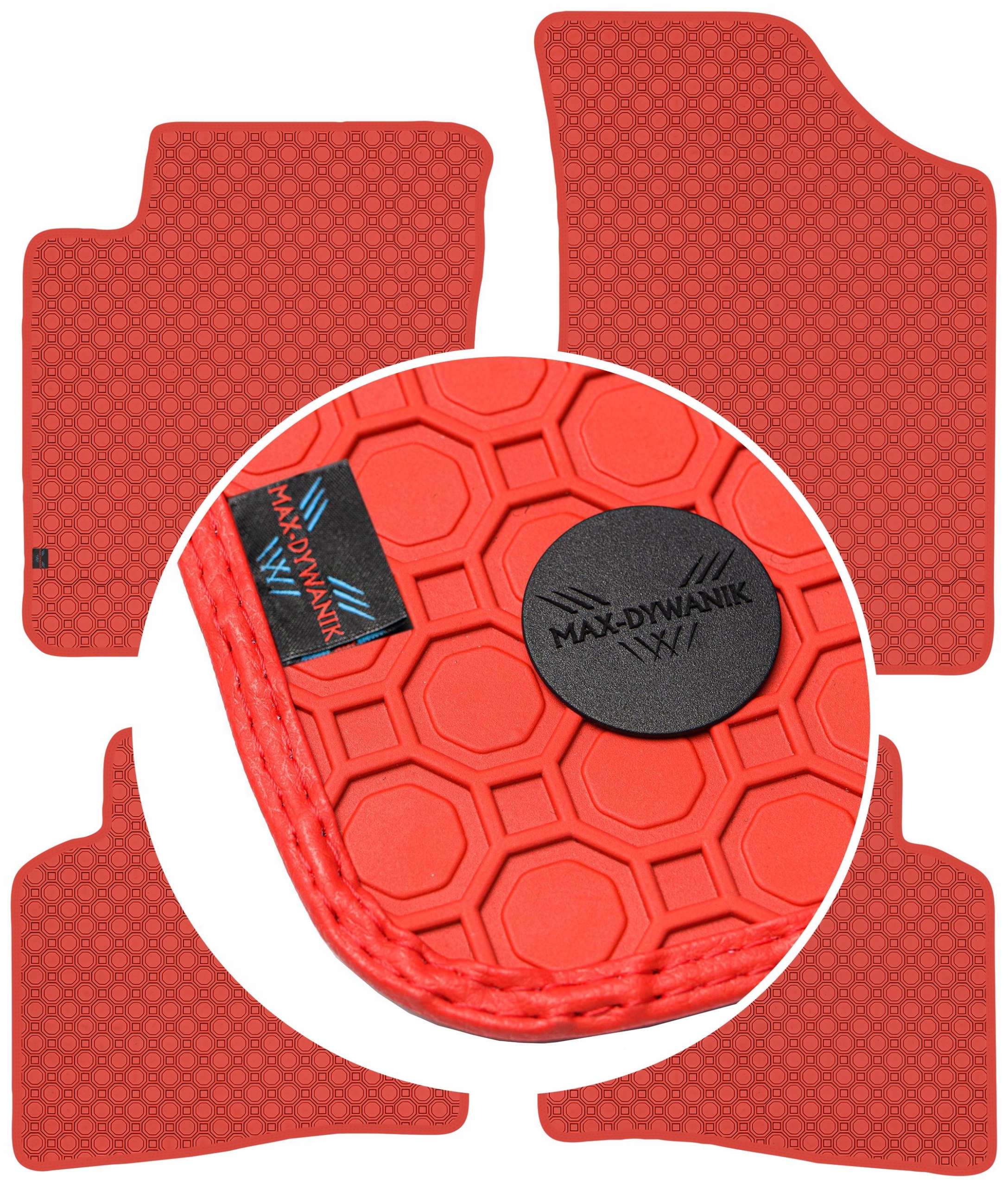 Kia Ceed I 2007-2010 Koberce Červené