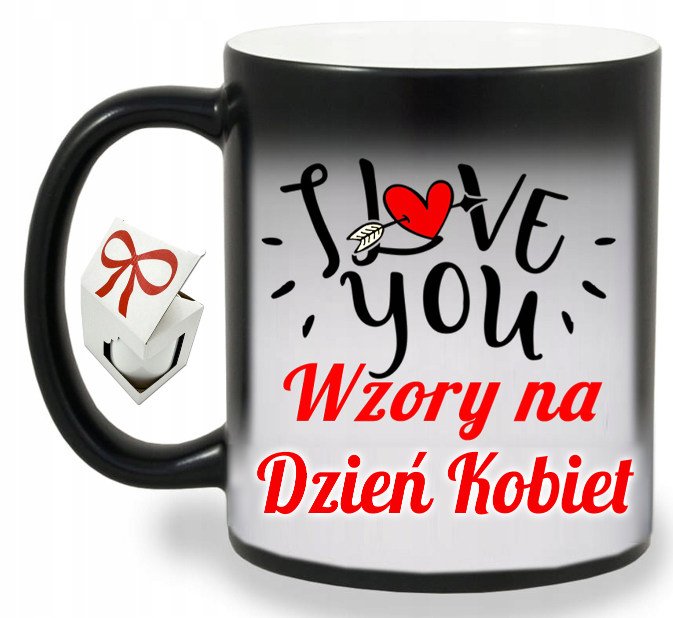

Walentynki Magiczny Kubek Prezent + Pudełko Wzory