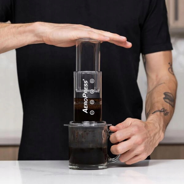 AeroPress Clear Zaparzacz do kawy Zestaw ORYGINALNY Marka AeroPress