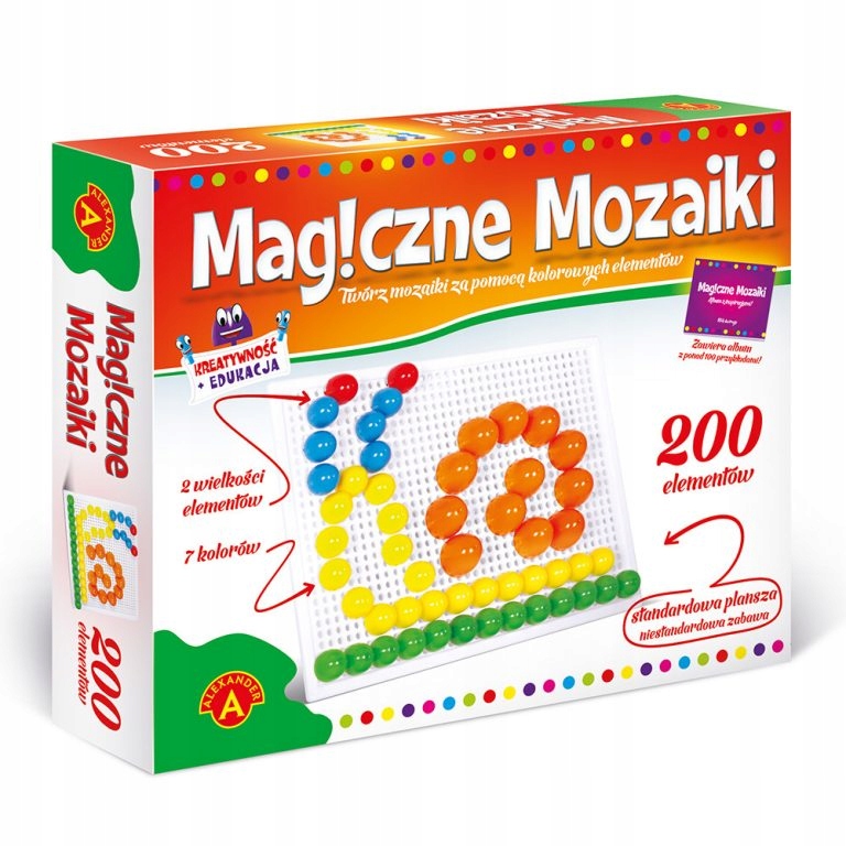 

Magiczne Mozaiki 220 elementów