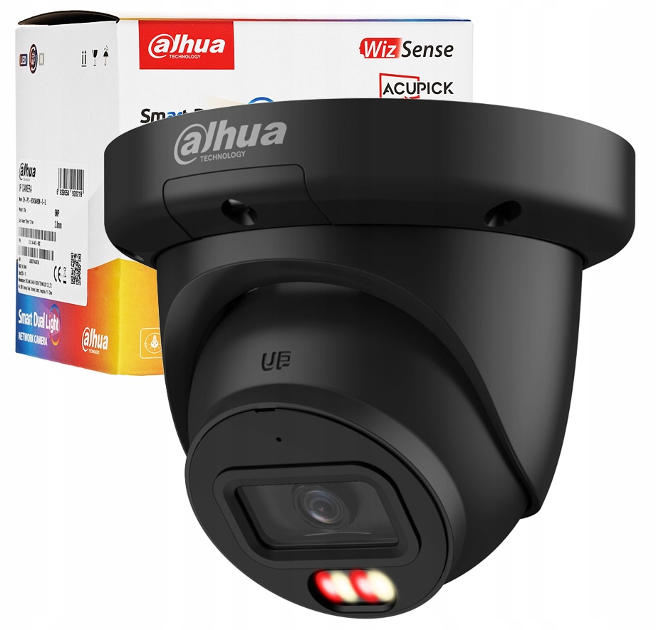 Ip kamera 6MPx Dahua IPC-HDW3649QM-S-IL-0280B Black Vonkajšia PoE