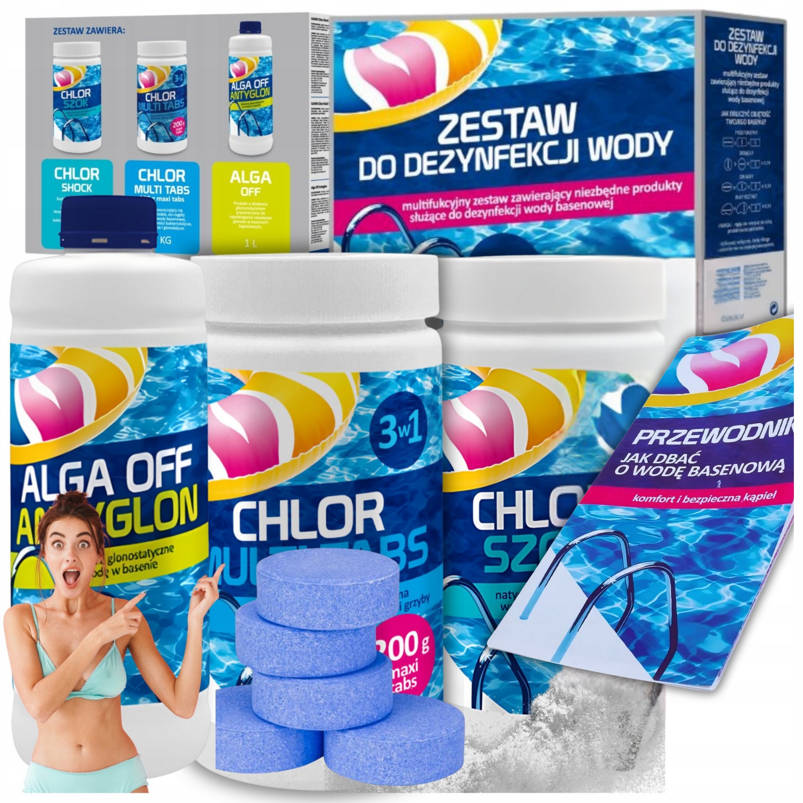 Zestaw Startowy Do Basenu Gamix 4w1 Chlor Szok Tabletki Antyglon Poradnik