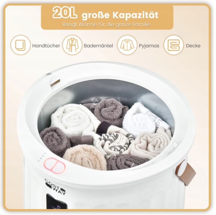 Podgrzewacz ręczników Costway item91335 20 l EAN (GTIN) 0783501363644