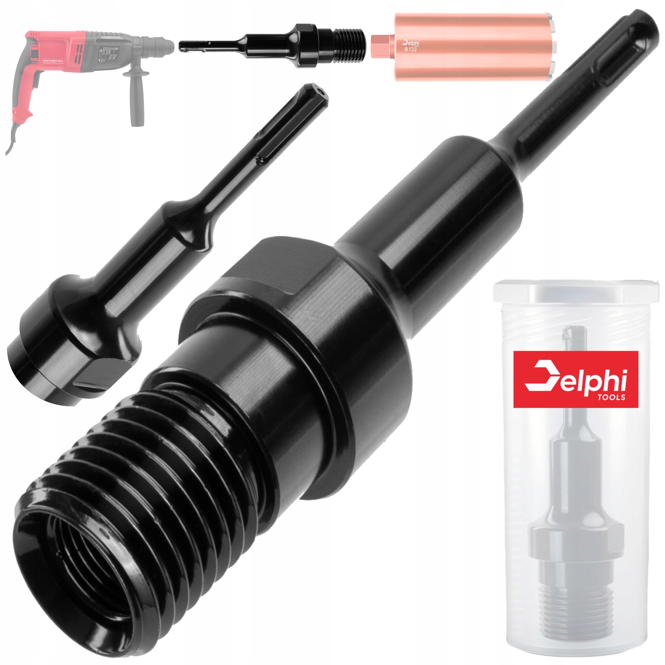 Adapter Wiertnicy Koronki Sds+ 1.1/4" Unc Plus Do Betonu 1 1/4" Delphi