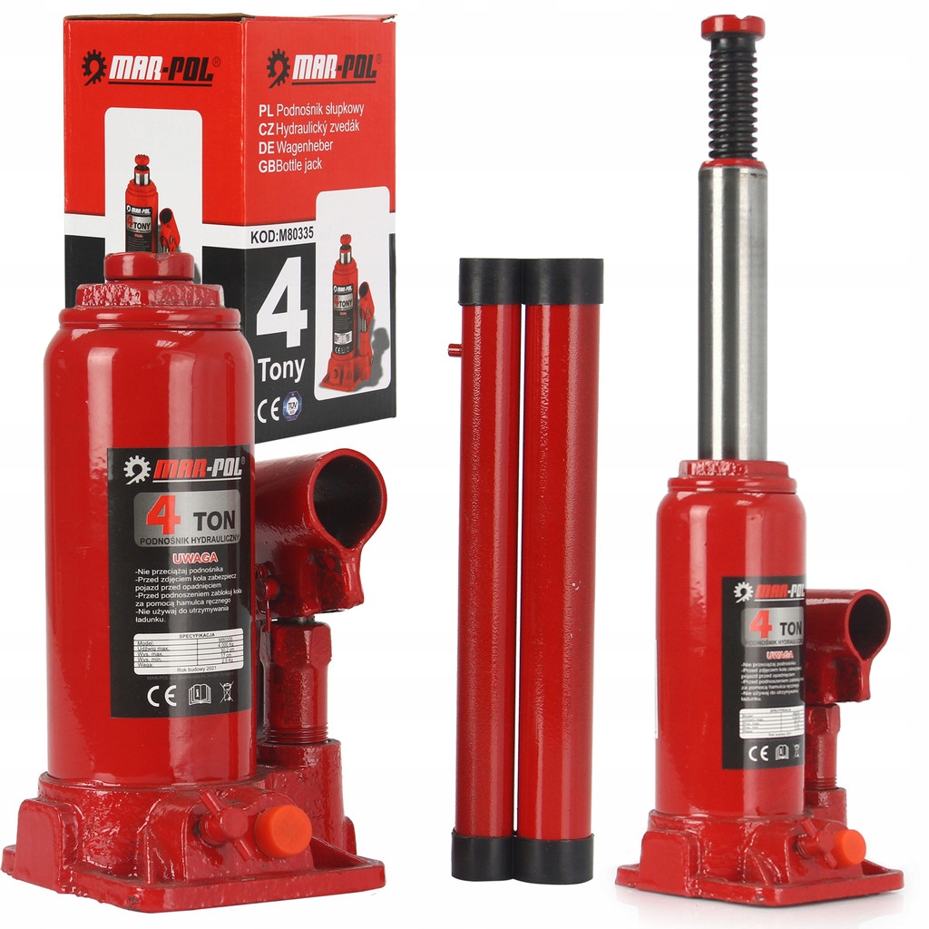 Гідравлічний домкрат 4T Bottle