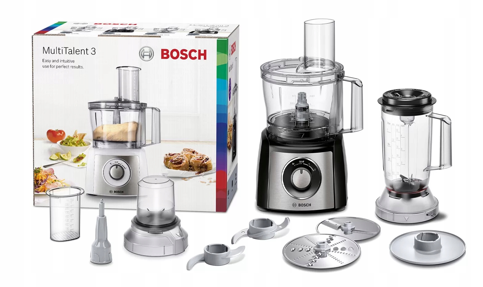 Bosch MCM3501M Multitalent 3 Robot kuchenny Mikser Rozdrabniacz Chopper Kod producenta BOSMCM3501M