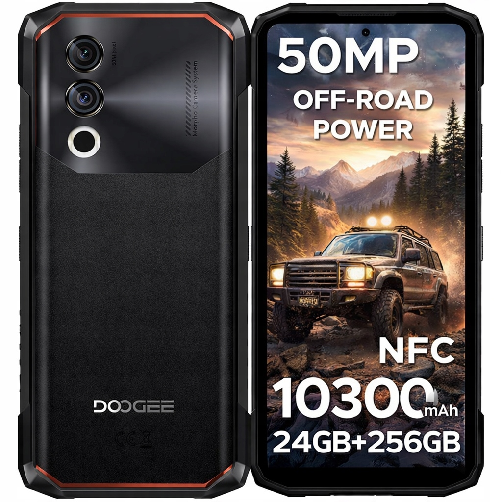 Doogee Blade10 Power 24/256GB Smartphone Android 14 6,6" 50MP Nfc 10300mAh Sim