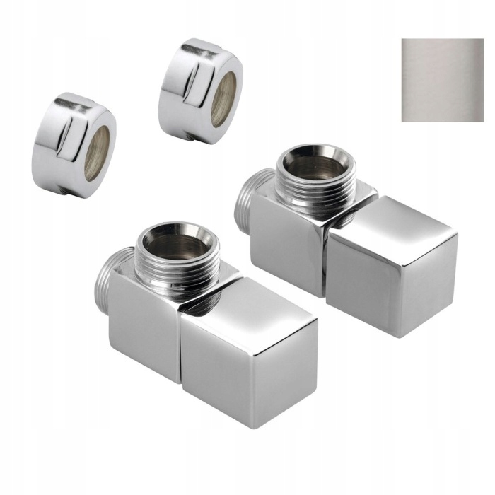 Pripojovacia sada Sapho Cube z brúsenej nerezová oceľ CP4510S