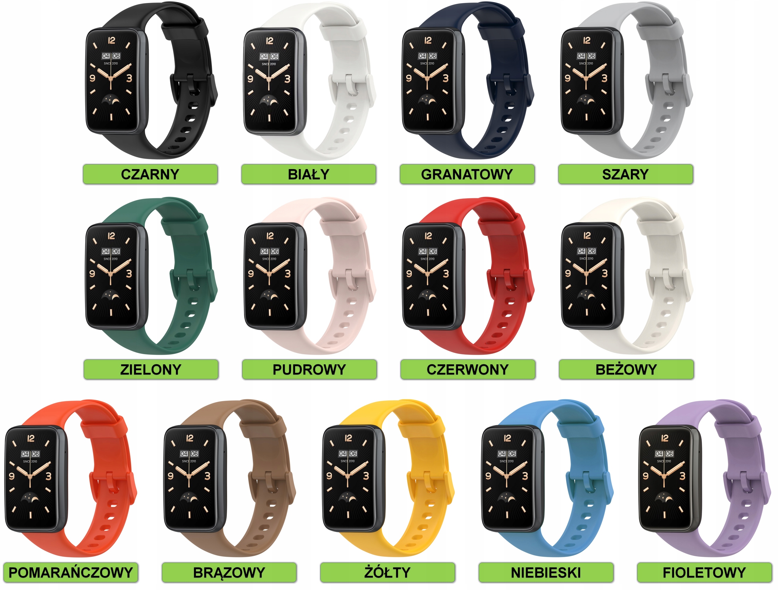 PASEK SILIKONOWY OPASKA BRANSOLETA DO XIAOMI MI BAND 7 PRO | WYBÓR KOLORÓW EAN (GTIN) 5904999225145