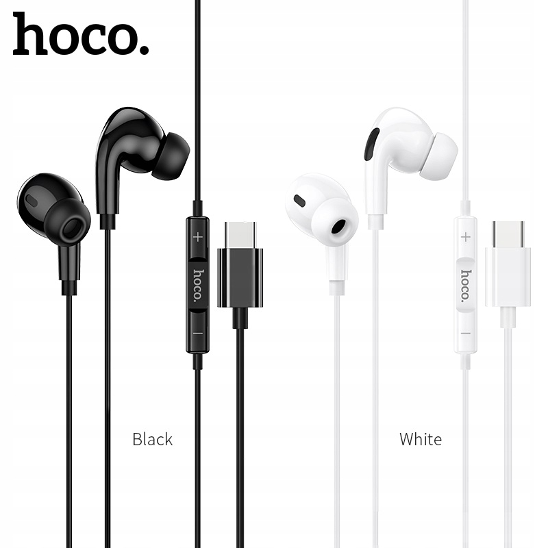 SŁUCHAWKI TYP TYPU C do iPhone 15 Plus Pro Max Samsung Z Flip Fold 2 3 4 5 Model M83