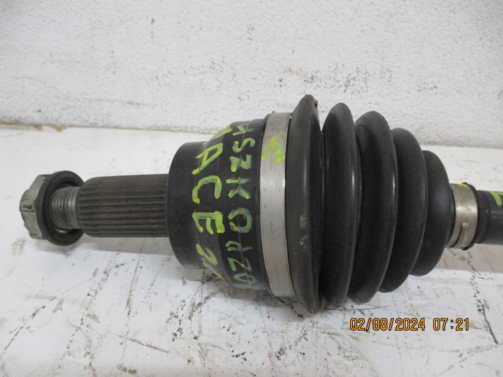 semi-axis left JAGUAR F PACE 2,0 HYBRYDA HK83-3N129-AC front