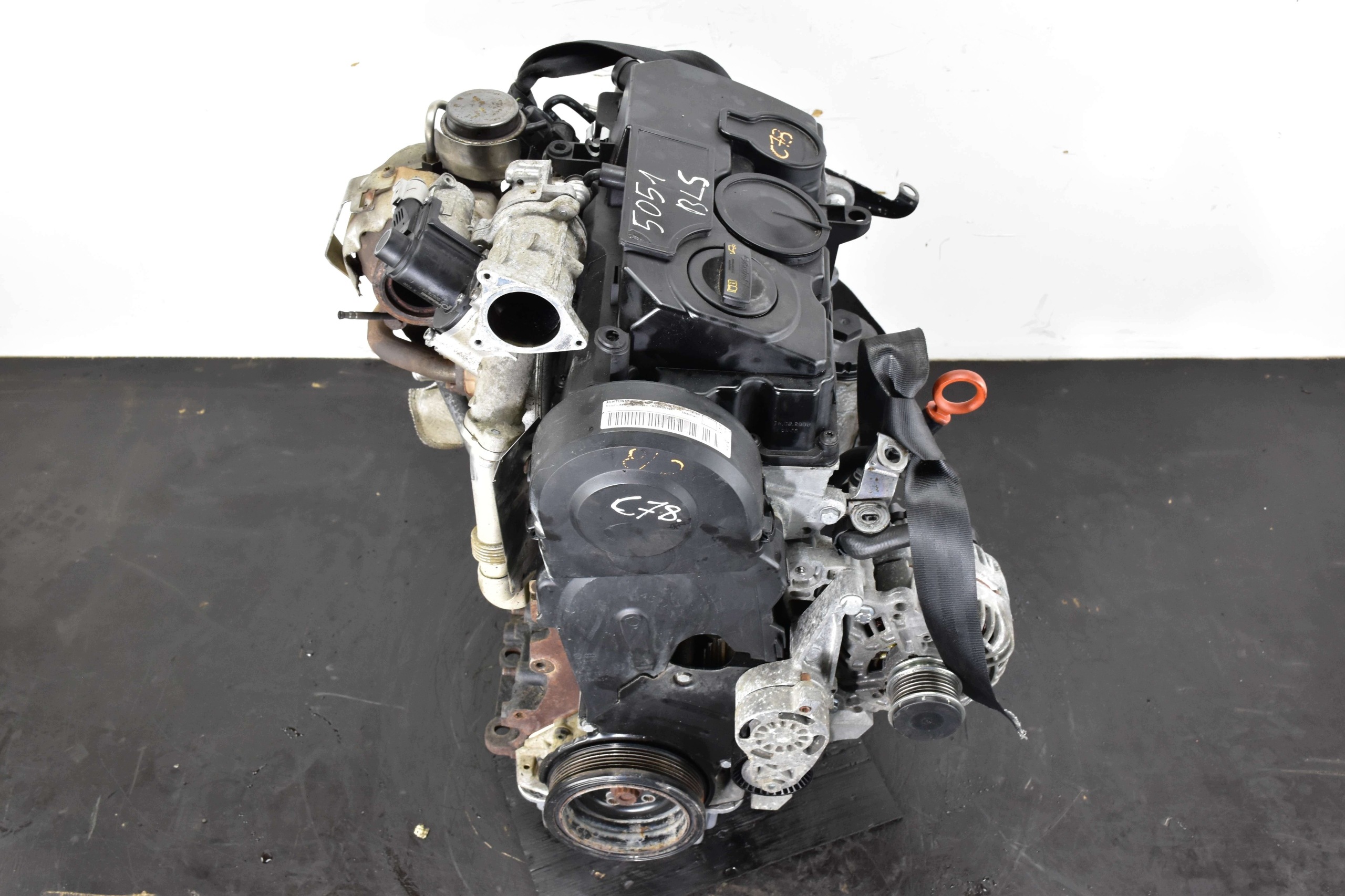 engine GOLF V PASSAT B6 OCTAVIA II LEON TOURAN A3 1.9 TDI BLS @KOMPRESJA@