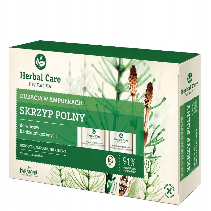 

Herbal Care Ampułki do włosów bardzo zniszczonych